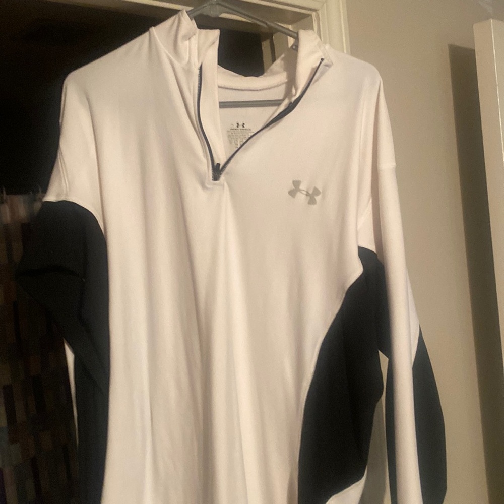 Under Armour White and black pullover